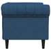 Fotoliu Chesterfield, albastru, material textil - WALTI WALTI