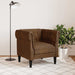 Fotoliu Chesterfield, maro, material textil - WALTI WALTI