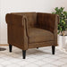 Fotoliu Chesterfield, maro, material textil - WALTI WALTI