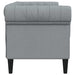 Canapea Chesterfield cu 2 locuri, gri deschis, material textil - WALTI WALTI