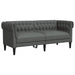 Canapea Chesterfield cu 2 locuri, gri închis, material textil - WALTI WALTI