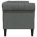Canapea Chesterfield cu 2 locuri, gri închis, material textil - WALTI WALTI