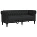 Canapea Chesterfield cu 2 locuri, negru, material textil - WALTI WALTI