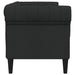 Canapea Chesterfield cu 2 locuri, negru, material textil - WALTI WALTI