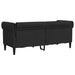 Canapea Chesterfield cu 2 locuri, negru, material textil - WALTI WALTI