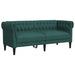 Canapea Chesterfield cu 2 locuri, verde închis, material textil - WALTI WALTI