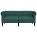 Canapea Chesterfield cu 2 locuri, verde închis, material textil - WALTI WALTI