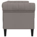 Canapea Chesterfield cu 2 locuri, gri taupe, material textil - WALTI WALTI