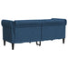 Canapea Chesterfield cu 2 locuri, albastru, material textil - WALTI WALTI