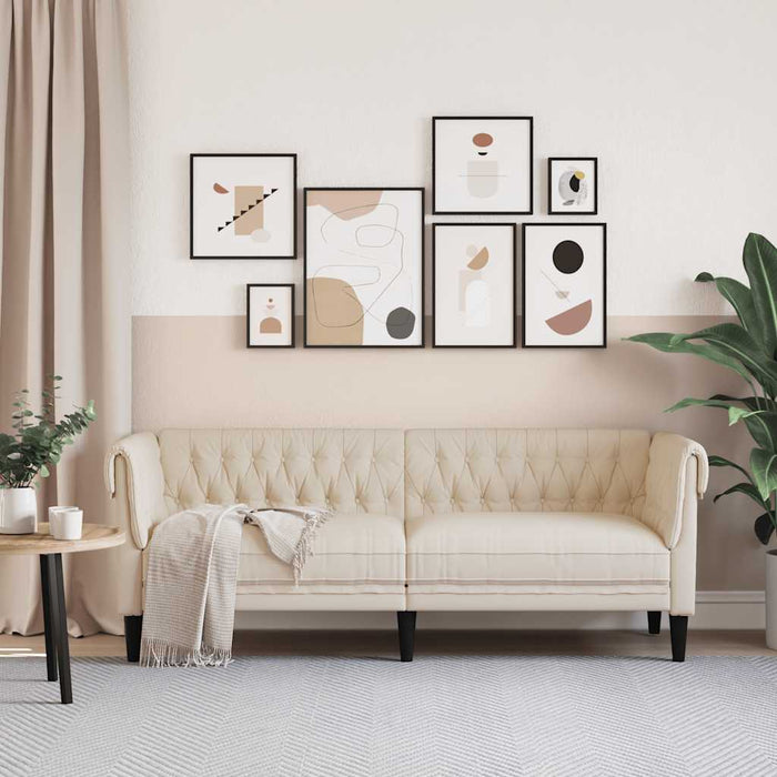 Canapea Chesterfield cu 3 locuri, in - WALTI WALTI