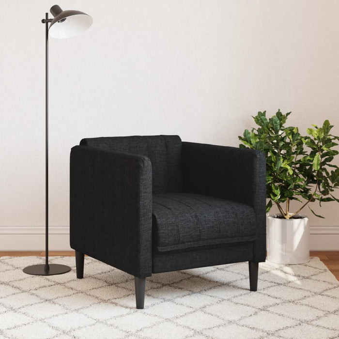 Fotoliu, negru, material textil - WALTI WALTI