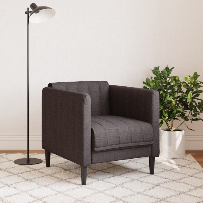 Fotoliu, maro închis, material textil WALTI