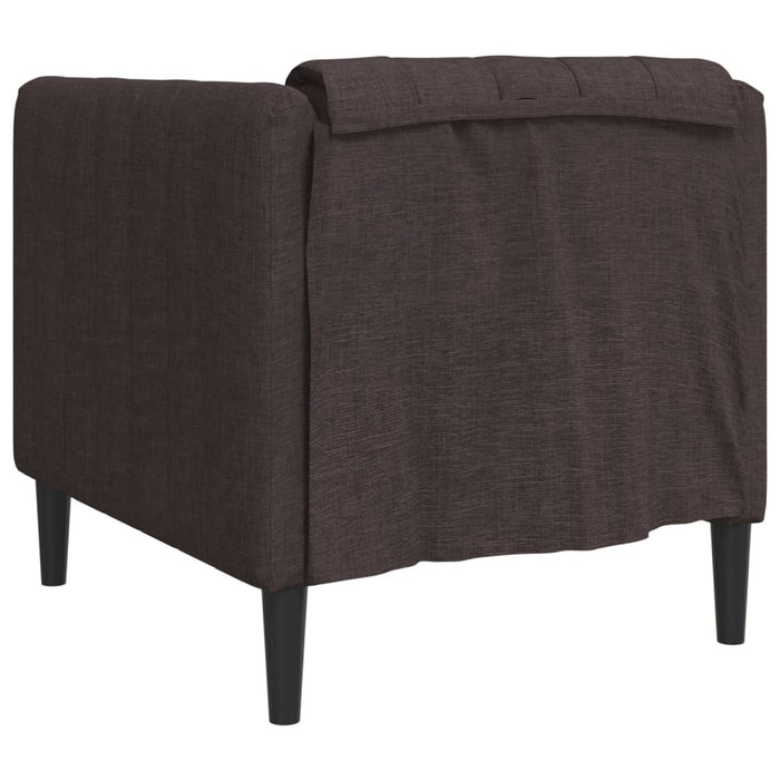 Fotoliu, maro închis, material textil WALTI