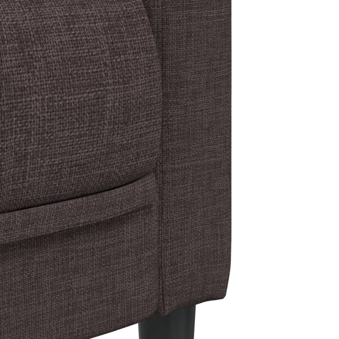 Fotoliu, maro închis, material textil WALTI