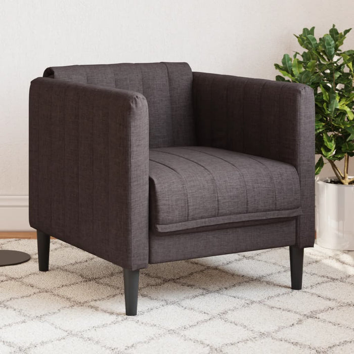 Fotoliu, maro închis, material textil WALTI