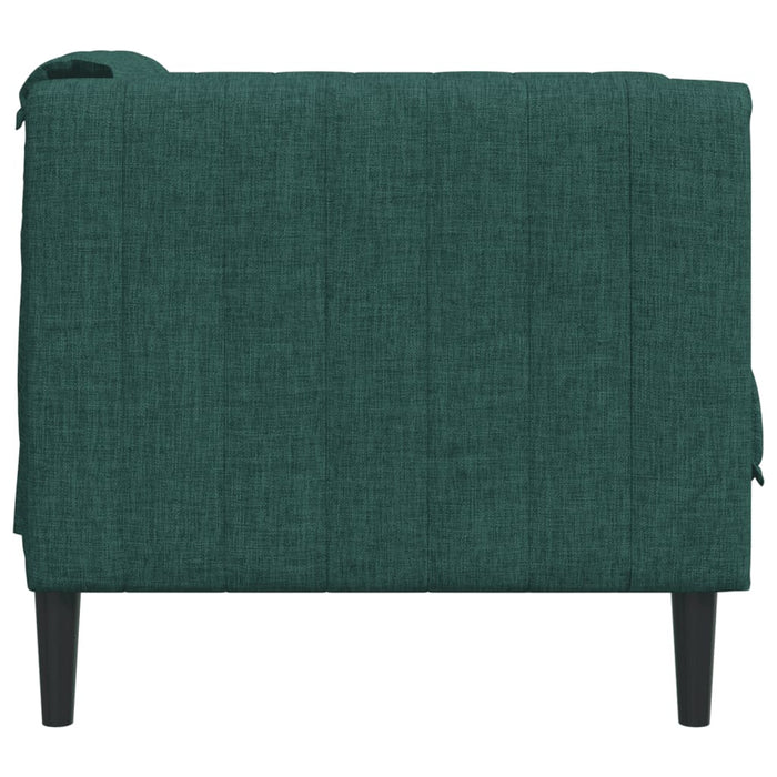 Fotoliu, verde închis, material textil - WALTI WALTI