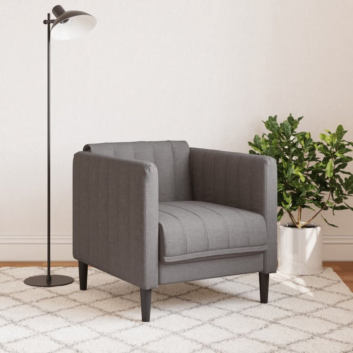 Fotoliu, gri taupe, material textil - WALTI WALTI