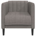 Fotoliu, gri taupe, material textil - WALTI WALTI