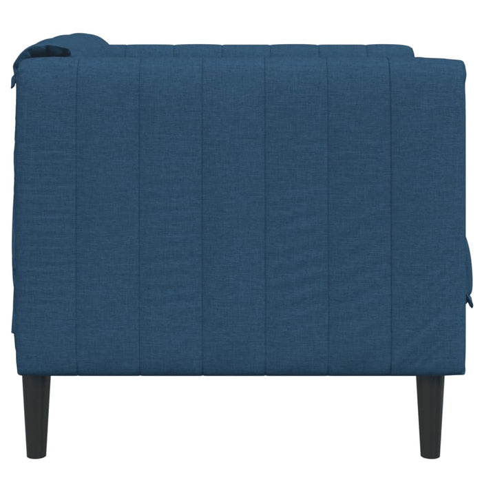 Fotoliu, albastru, material textil - WALTI WALTI