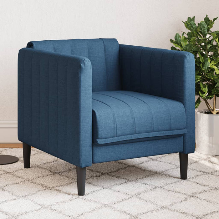 Fotoliu, albastru, material textil - WALTI WALTI