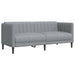 Canapea, 2 locuri, gri deschis, material textil - WALTI WALTI