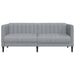 Canapea, 2 locuri, gri deschis, material textil - WALTI WALTI