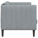 Canapea, 2 locuri, gri deschis, material textil - WALTI WALTI