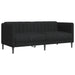 Canapea, 2 locuri, negru, material textil - WALTI WALTI