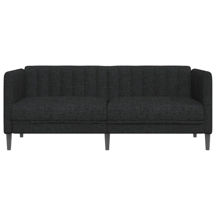 Canapea, 2 locuri, negru, material textil - WALTI WALTI