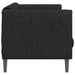 Canapea, 2 locuri, negru, material textil - WALTI WALTI