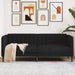 Canapea, 2 locuri, negru, material textil - WALTI WALTI