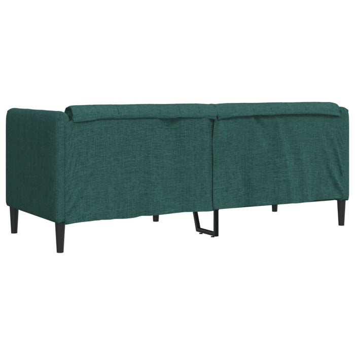Canapea, 2 locuri, verde închis, material textil - WALTI WALTI