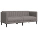Canapea, 2 locuri, gri taupe, material textil - WALTI WALTI