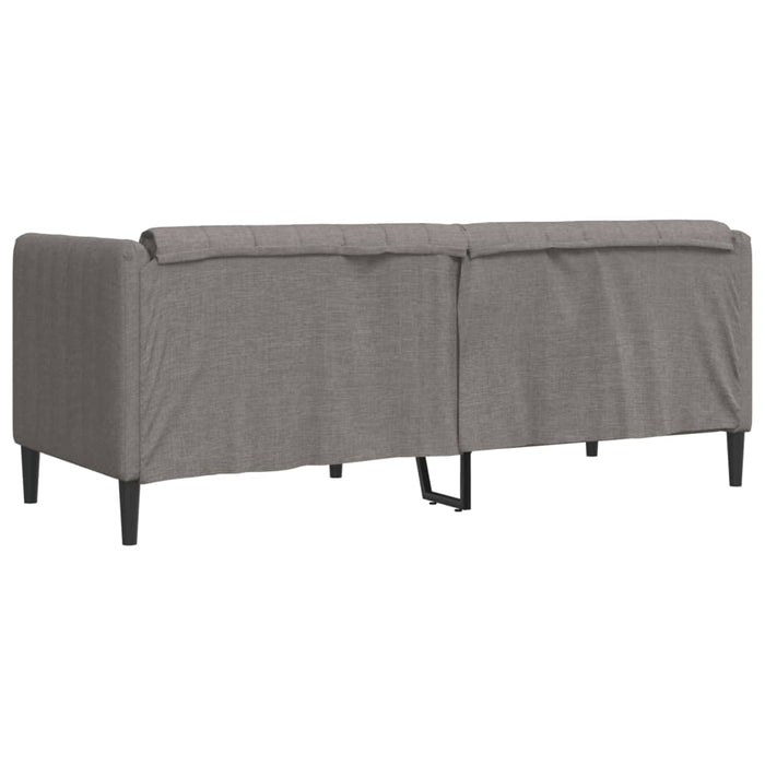 Canapea, 2 locuri, gri taupe, material textil - WALTI WALTI
