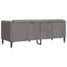 Canapea, 2 locuri, gri taupe, material textil - WALTI WALTI