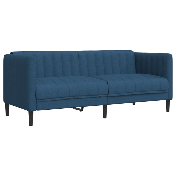 Canapea cu 2 locuri, albastru, material textil WALTI
