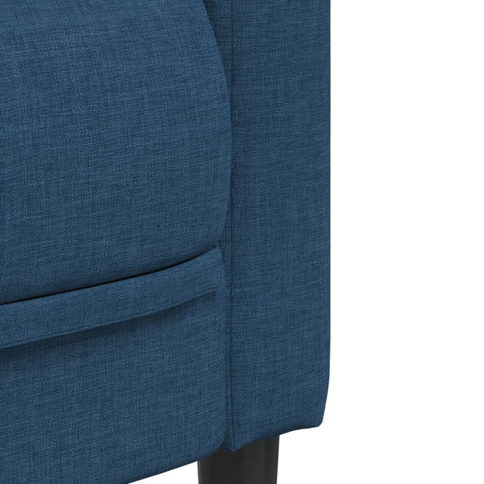 Canapea cu 2 locuri, albastru, material textil WALTI