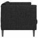 Canapea, 2 locuri, negru, material textil - WALTI WALTI
