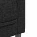 Canapea, 2 locuri, negru, material textil - WALTI WALTI