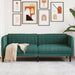Canapea cu 3 locuri, verde închis, material textil - WALTI WALTI