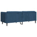 Canapea cu 3 locuri, albastru, material textil - WALTI WALTI
