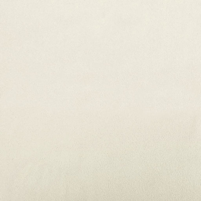 Canapea cu perne, 3 locuri, crem, catifea - WALTI WALTI