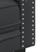 Canapea Chesterfield cu 3 locuri, negru, piele ecologică - WALTI WALTI