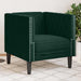Fotoliu Chesterfield, verde închis, catifea - WALTI WALTI