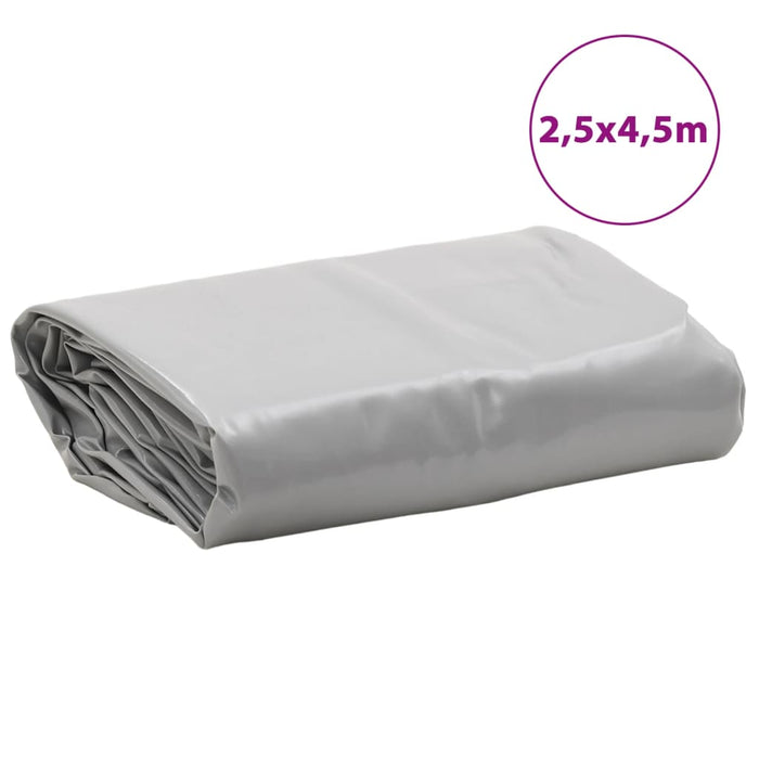 Prelată, gri, 2,5x4,5 m, 650 g/m² WALTI