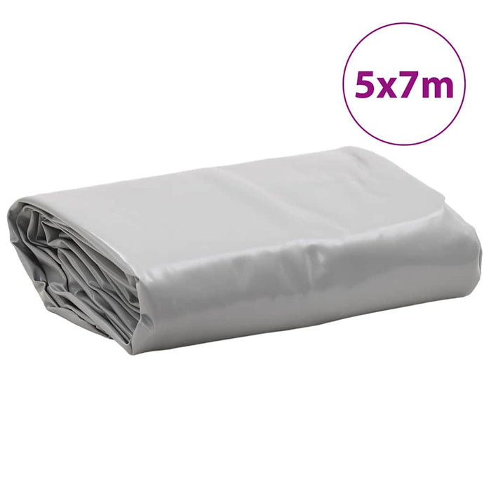 Prelată, gri, 5x7 m, 650 g/m² WALTI