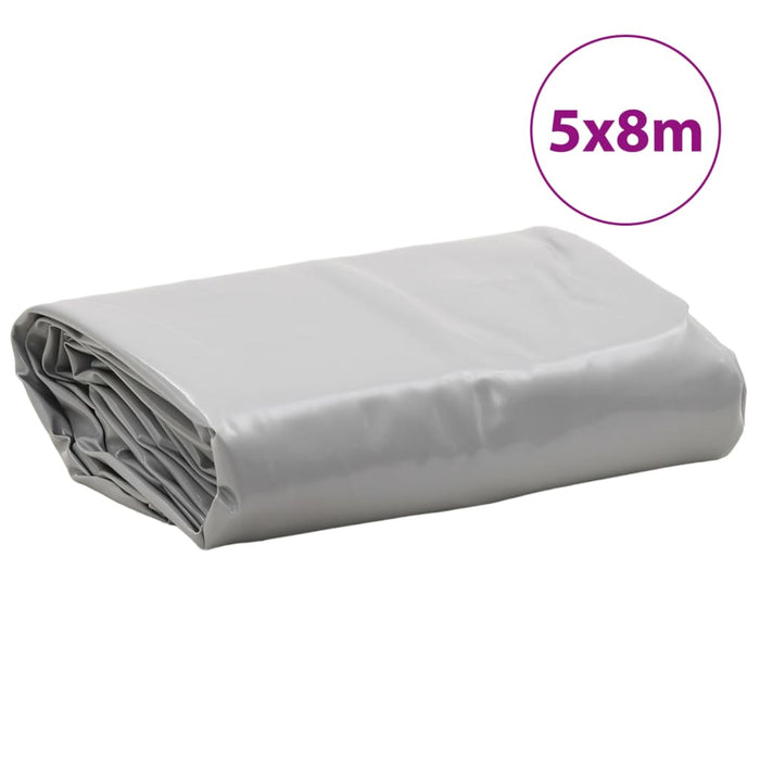 Prelată, gri , 5x8 m, 650 g/m² WALTI