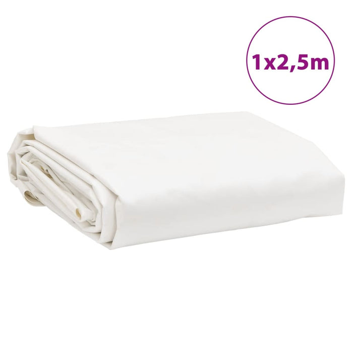 Prelată, alb, 1x2,5 m, 650 g/m² WALTI