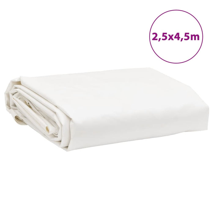 Prelată, alb, 2,5x4,5 m, 650 g/m² WALTI