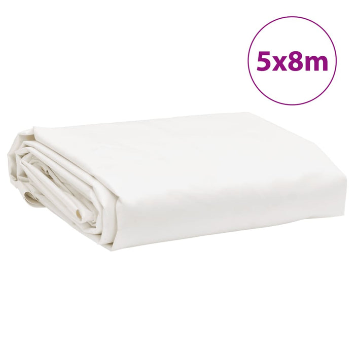 Prelată, alb, 5x8 m, 650 g/m² WALTI